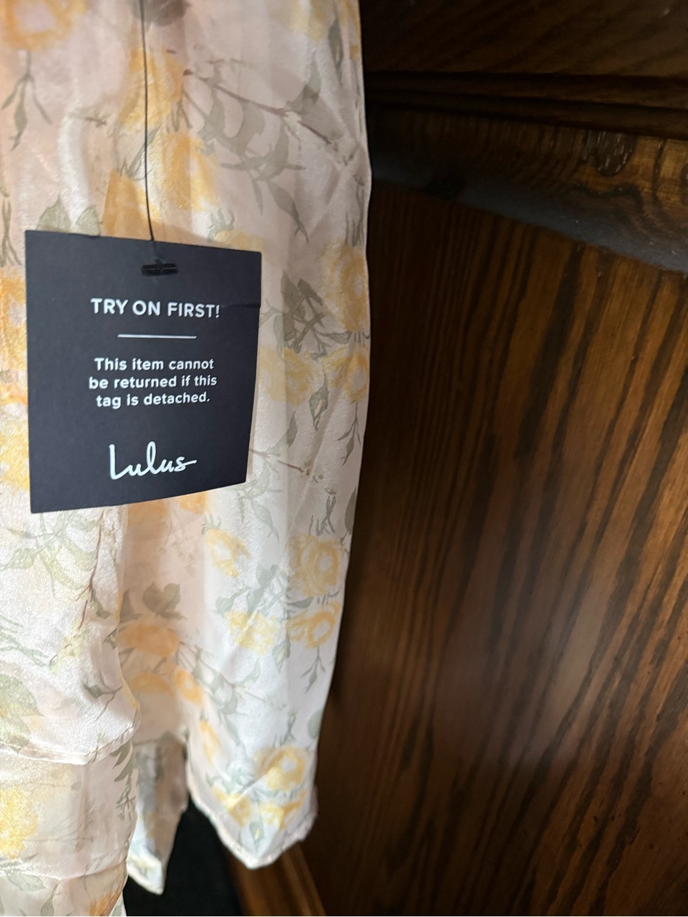 Function & Fringe Edit | Lulus Floral Organza Ruffle Mini Dress - Picture 2 of 2